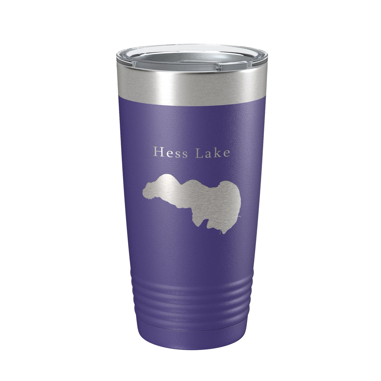 Hess Lake Map Tumbler Travel Mug Insulated Laser Engraved Coffee Cup Michigan 20 oz-15