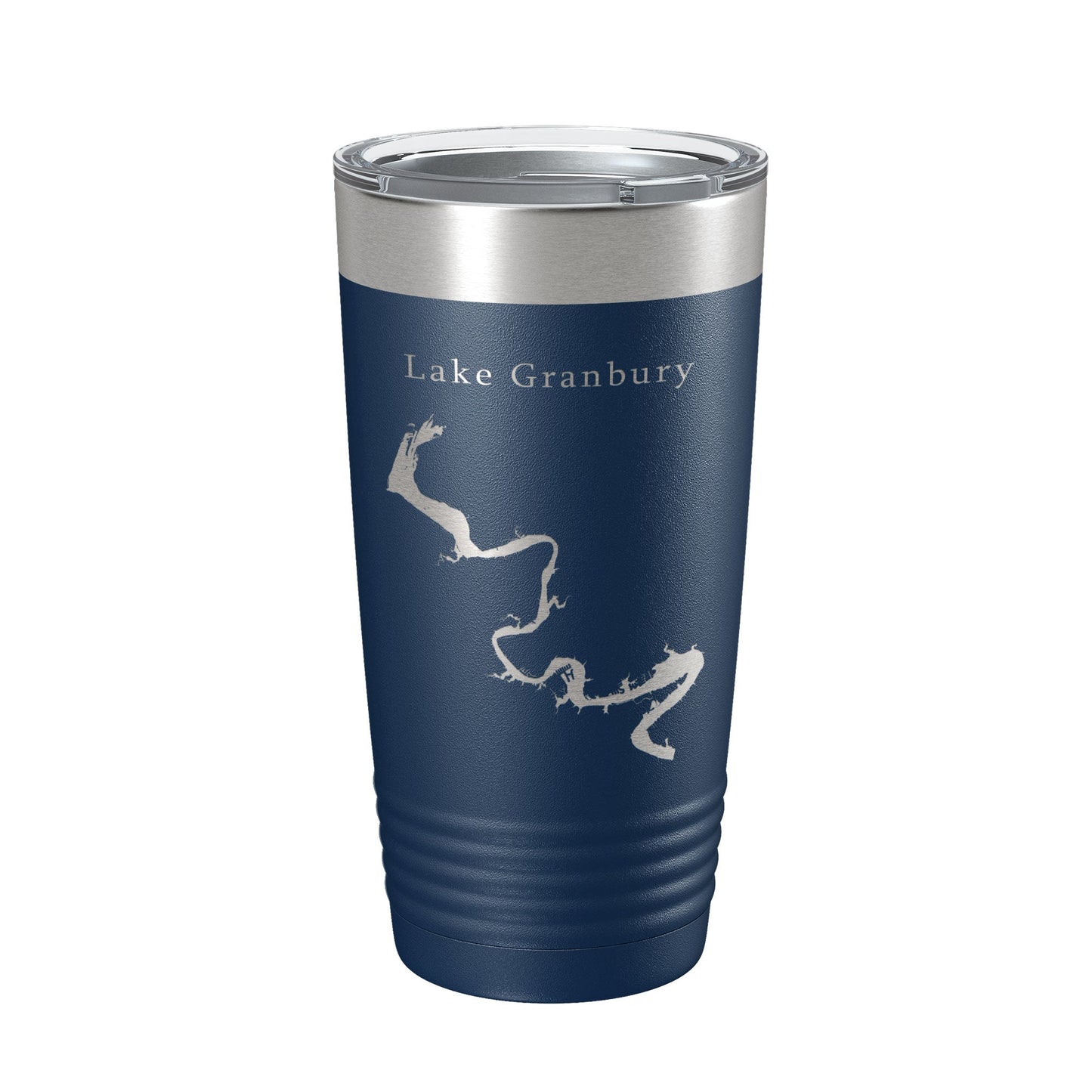 Lake Granbury Map Tumbler Travel Mug Insulated Laser Engraved Coffee Cup Brazos River Texas 20 oz-2