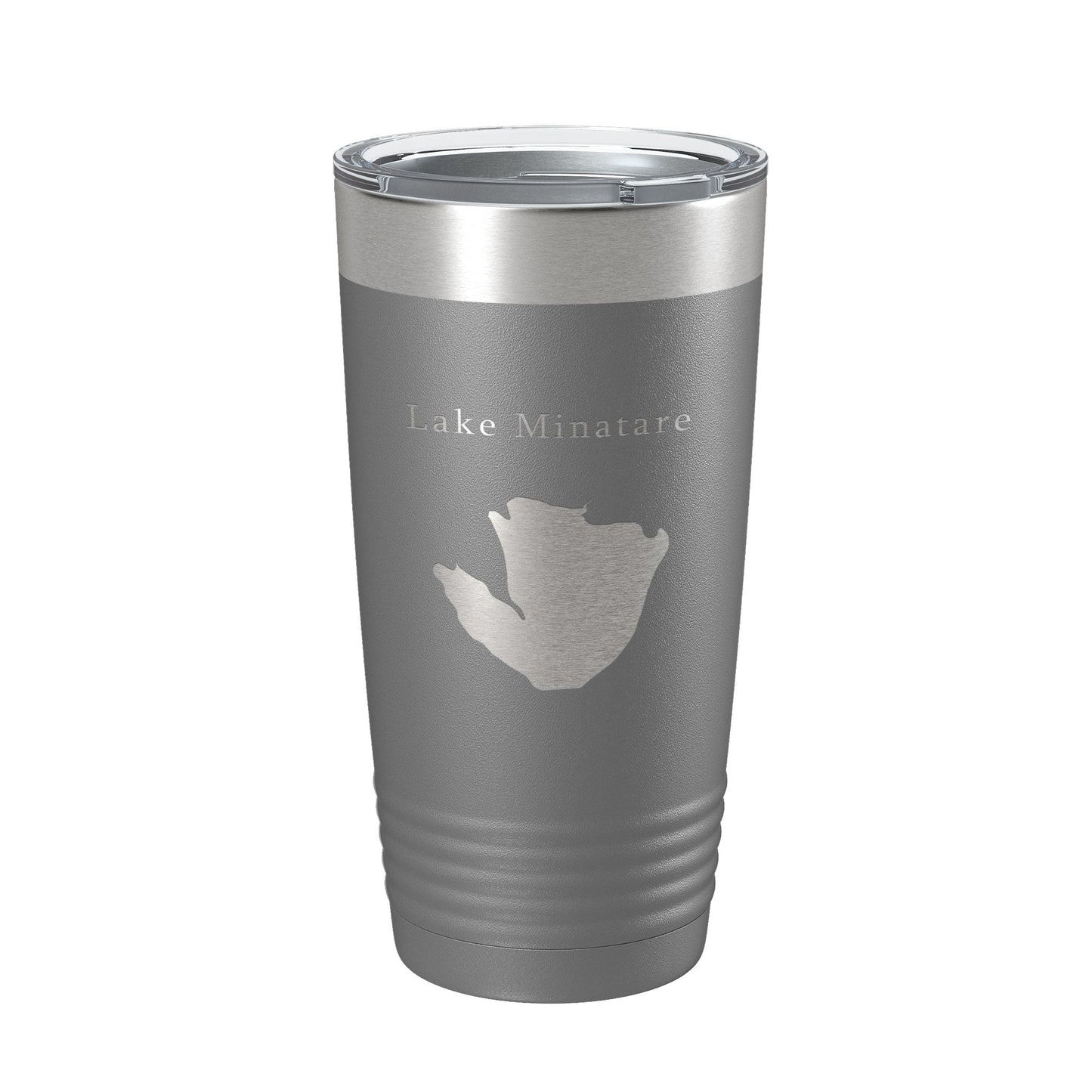 Lake Minatare Map Tumbler Travel Mug Insulated Laser Engraved Coffee Cup Nebraska 20 oz-16
