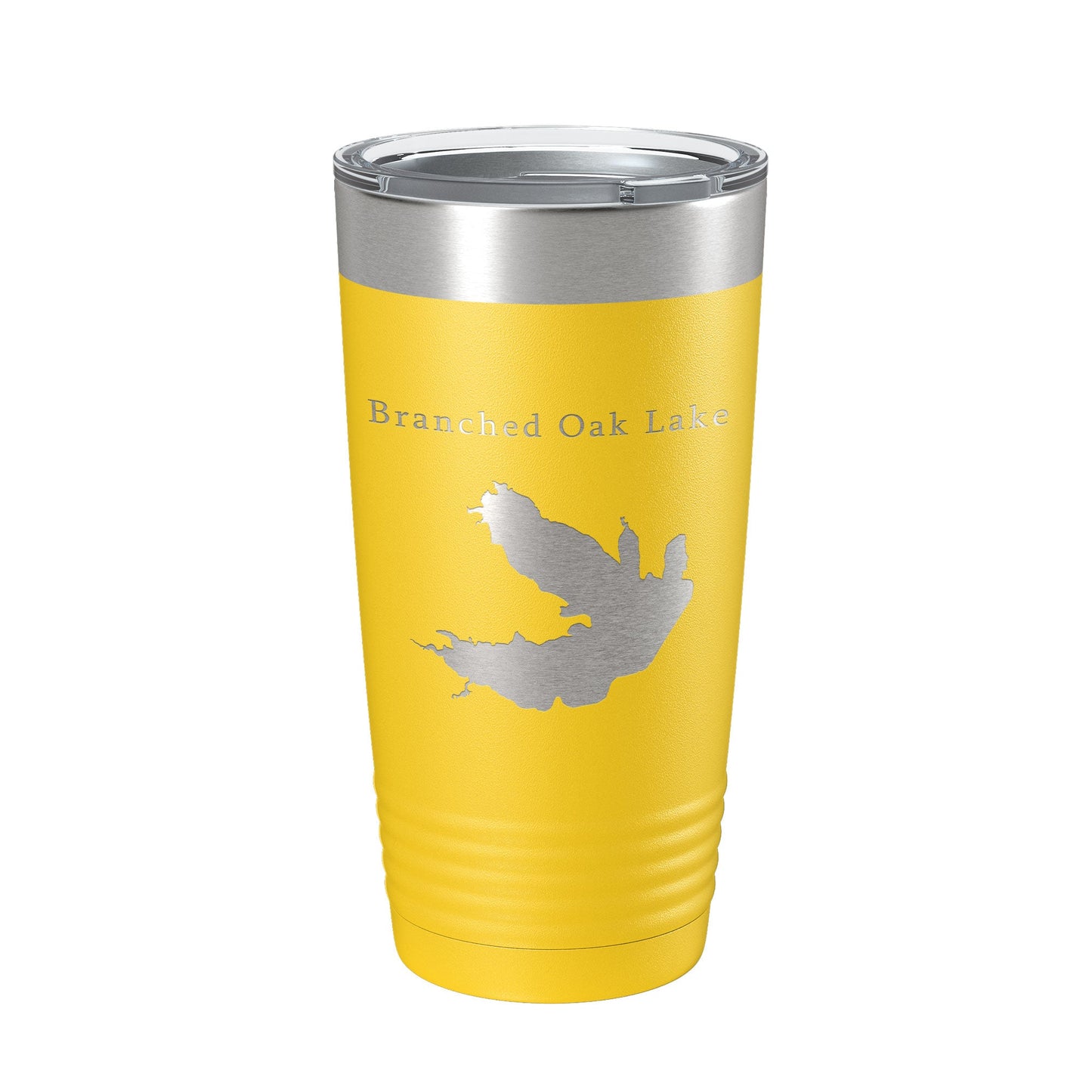 Branched Oak Lake Map Tumbler Travel Mug Insulated Laser Engraved Coffee Cup Nebraska 20 oz-19