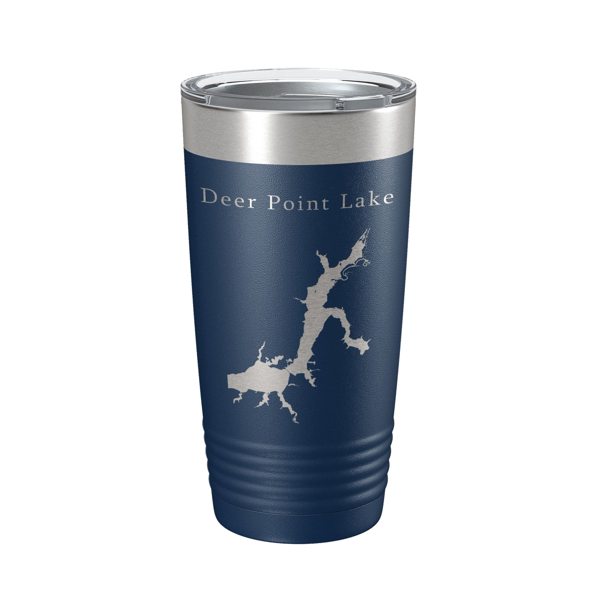 Deer Point Lake Map Tumbler Travel Mug Insulated Laser Engraved Coffee Cup Florida 20 oz-2