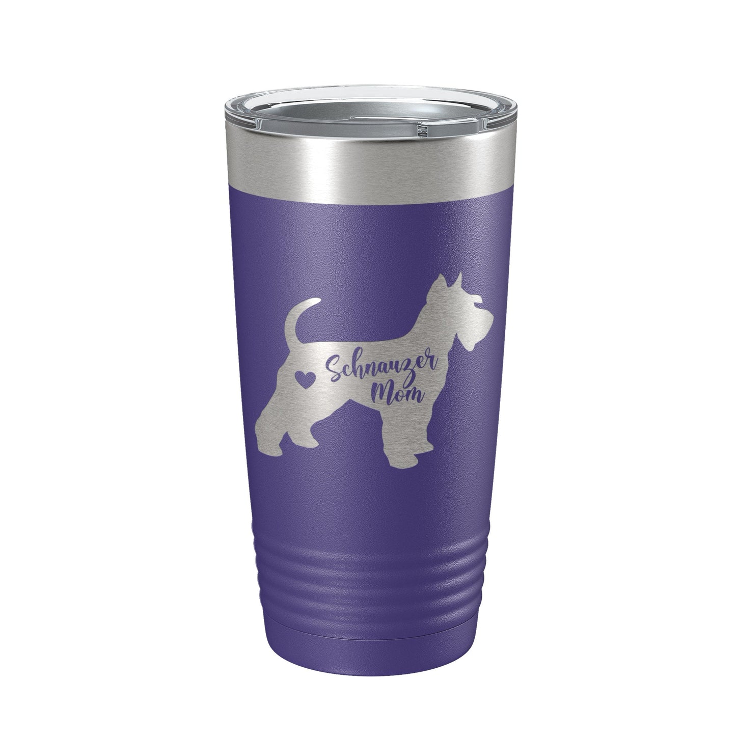 Schnauzer Mom Tumbler Dog Travel Mug Gift Insulated Laser Engraved Coffee Cup 20 oz-15