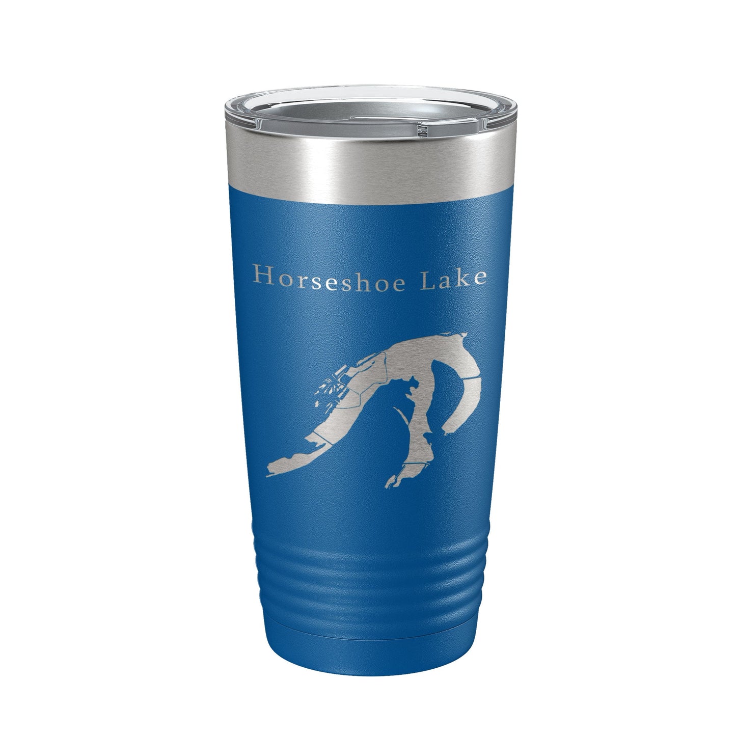 Horseshoe Lake Map Tumbler Travel Mug Insulated Laser Engraved Coffee Cup St. Louis Illinois 20 oz-6