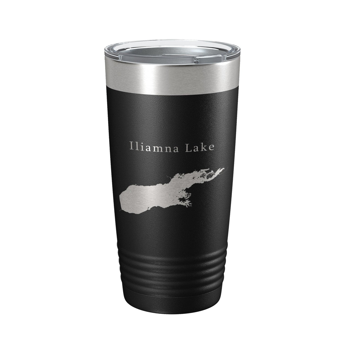 Iliamna Lake Map Tumbler Travel Mug Insulated Laser Engraved Coffee Cup Alaska 20 oz-5