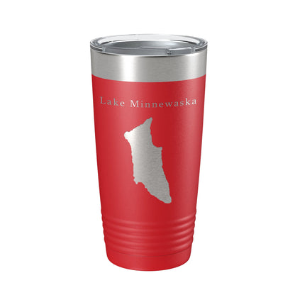 Lake Minnewaska Map Tumbler Travel Mug Insulated Laser Engraved Coffee Cup New York 20 oz-10