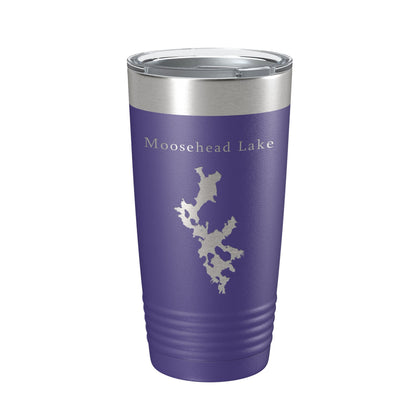 Moosehead Lake Map Tumbler Travel Mug Insulated Laser Engraved Coffee Cup Maine 20 oz-15