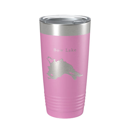 Bow Lake Map Tumbler Travel Mug Insulated Laser Engraved Coffee Cup New Hampshire 20 oz-14