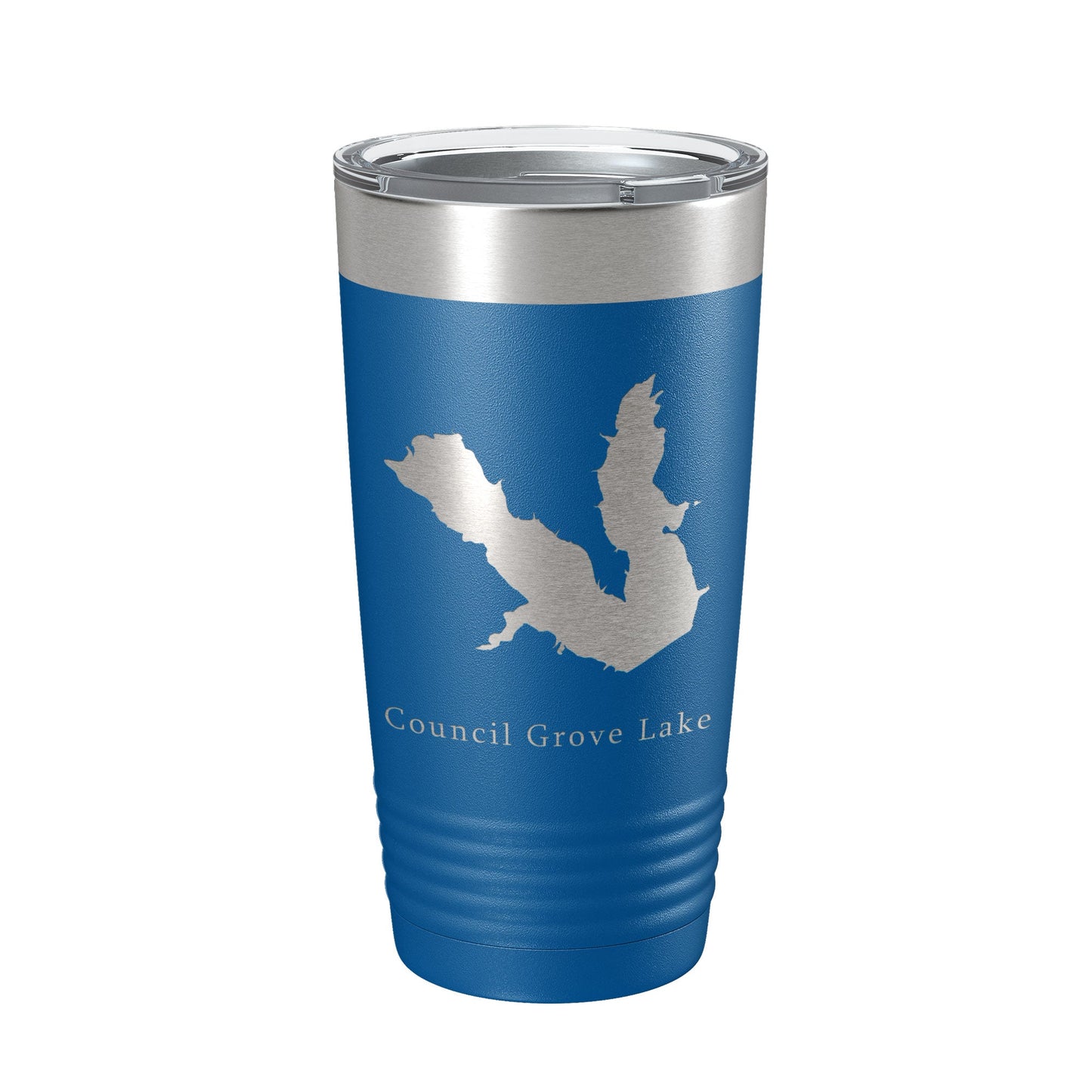 Council Grove Lake Map Tumbler Travel Mug Insulated Laser Engraved Coffee Cup Kansas 20 oz-6