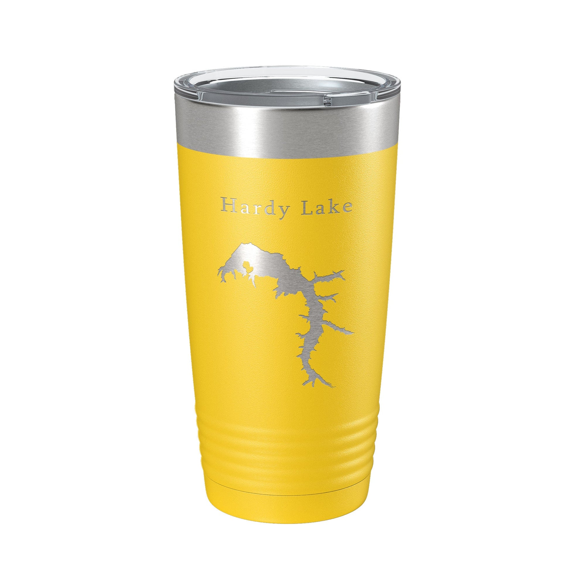 Hardy Lake Map Tumbler Travel Mug Insulated Laser Engraved Coffee Cup Indiana 20 oz-4
