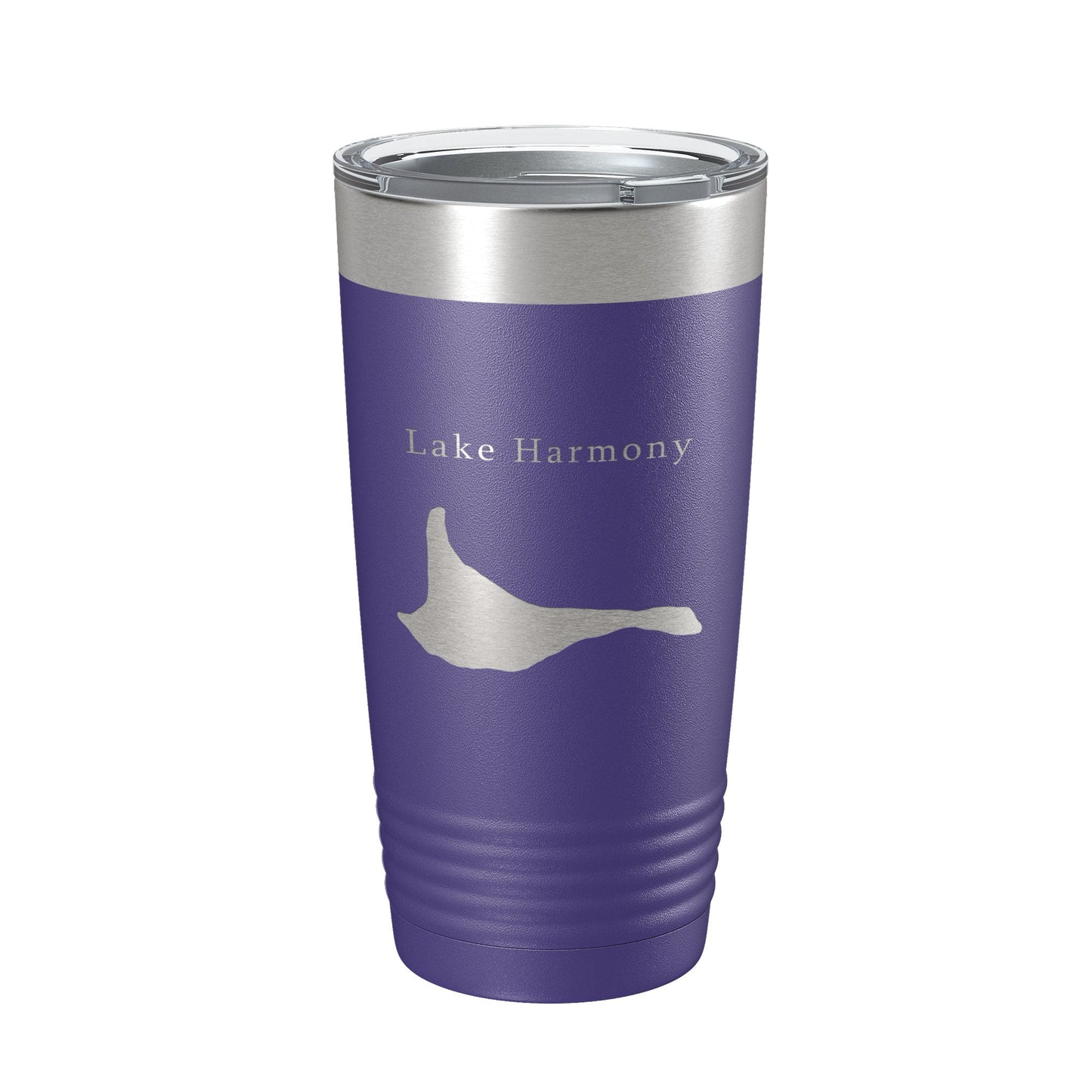 Lake Harmony Map Tumbler Travel Mug Insulated Laser Engraved Coffee Cup Pennsylvania 20 oz-15