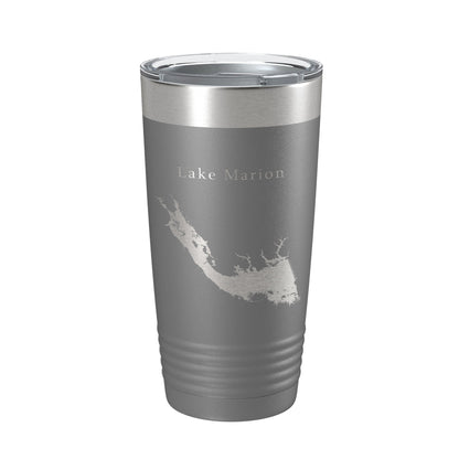 Lake Marion Map Tumbler Travel Mug Insulated Laser Engraved Coffee Cup South Carolina 20 oz-16