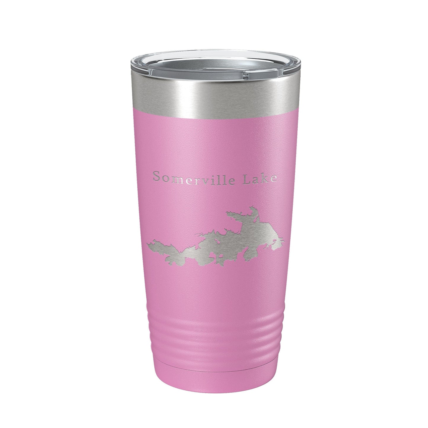 Somerville Lake Map Tumbler Travel Mug Insulated Laser Engraved Coffee Cup Texas 20 oz-14