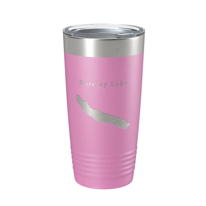 Barclay Lake Map Tumbler Travel Mug Insulated Laser Engraved Coffee Cup Washington 20 oz-14