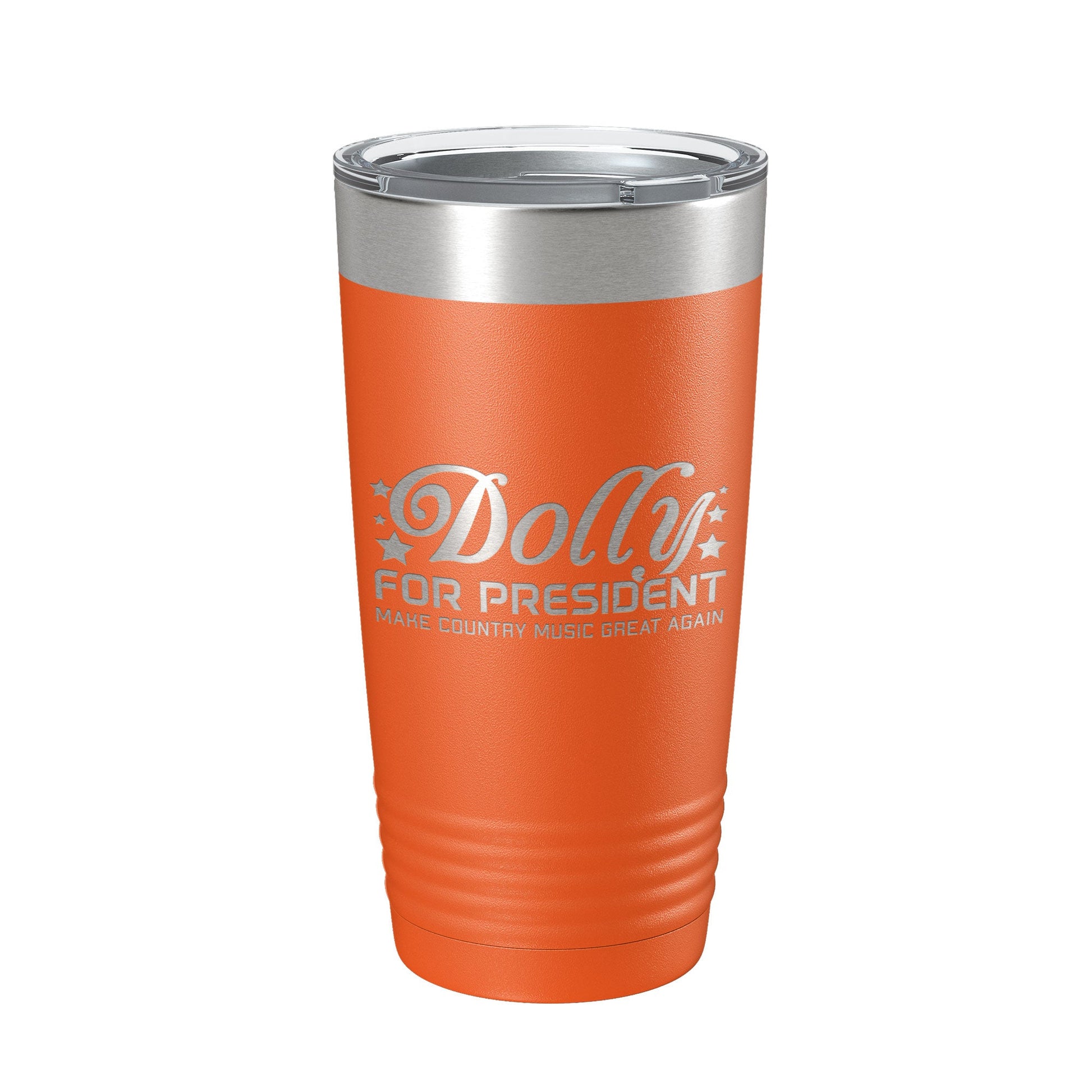 Dolly For President Tumbler Travel Mug Insulated Laser Engraved Parton Gift Coffee Cup 20 oz-4