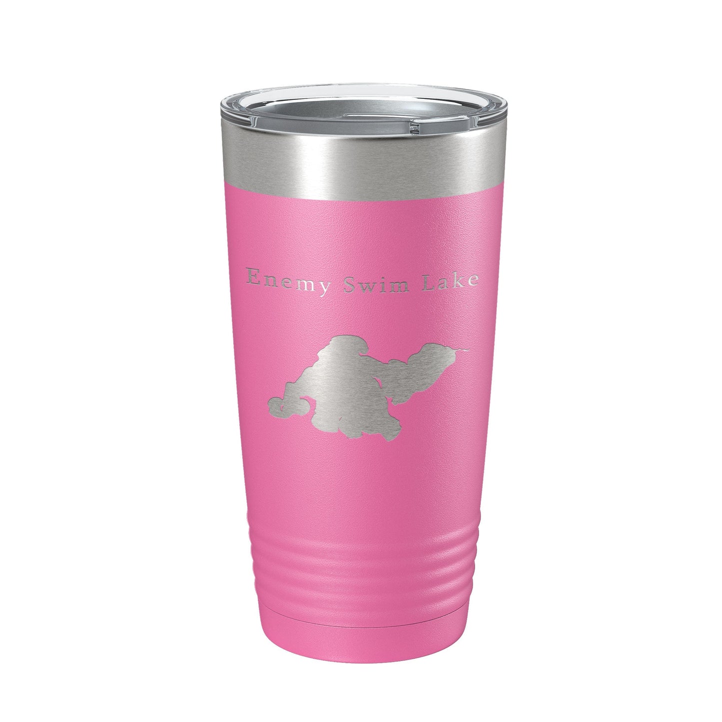 Enemy Swim Lake Map Tumbler Travel Mug Insulated Laser Engraved Coffee Cup South Dakota 20 oz-11