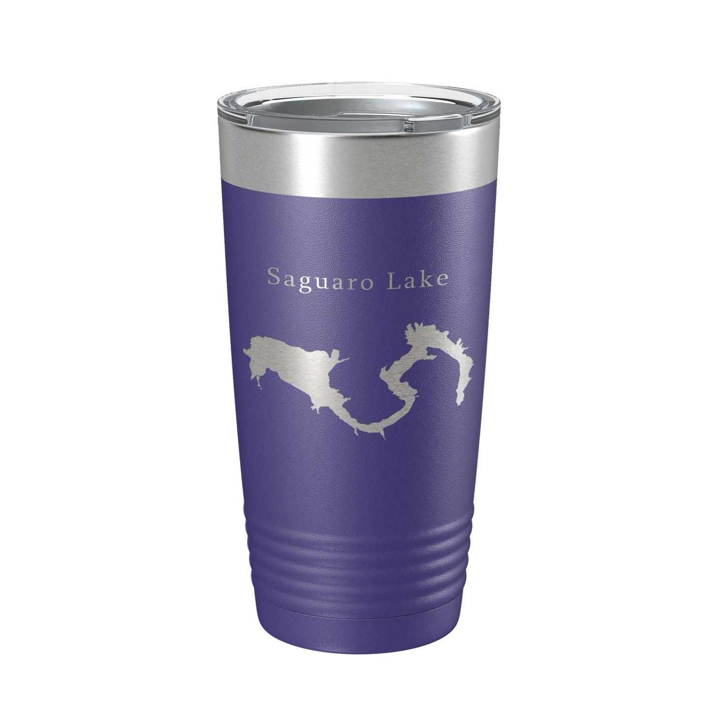 Saguaro Lake Map Tumbler Travel Mug Insulated Laser Engraved Coffee Cup Arizona 20 oz-15