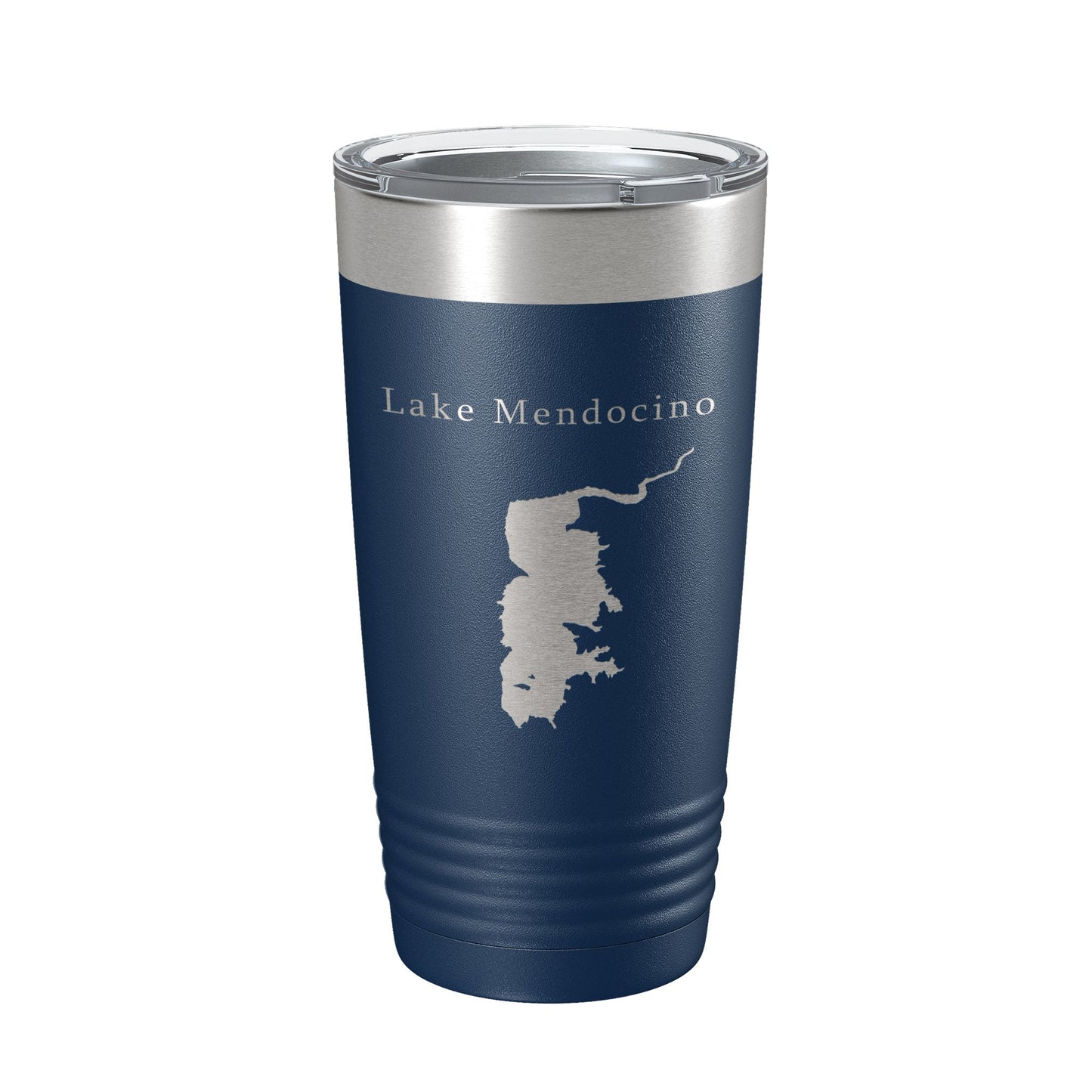 Lake Mendocino Map Tumbler Travel Mug Insulated Laser Engraved Coffee Cup California 20 oz-8