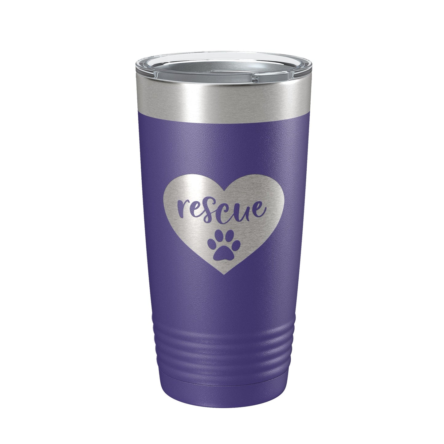 Rescue Dog Tumbler Love Heart Travel Mug Gift Insulated Laser Engraved Coffee Cup 20 oz-15