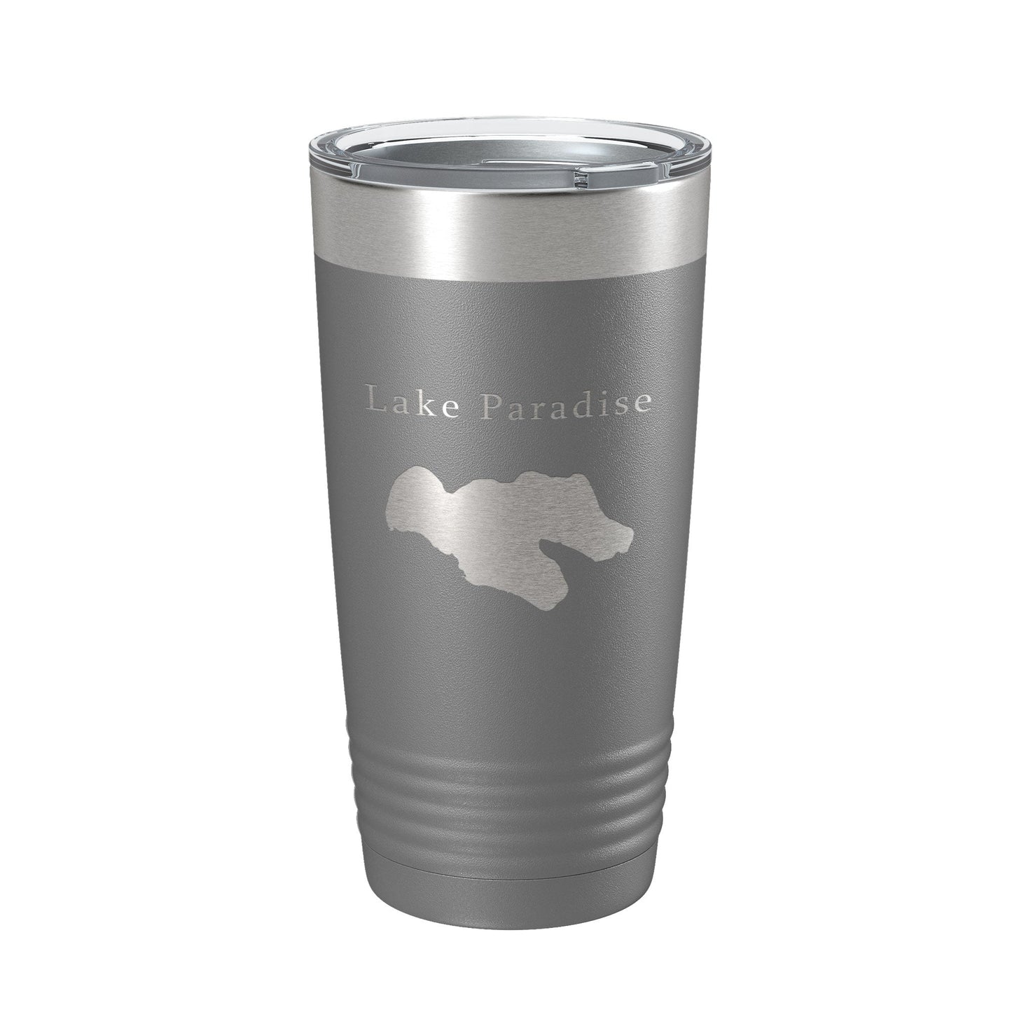 Lake Paradise Map Tumbler Travel Mug Insulated Laser Engraved Coffee Cup Michigan 20 oz-16