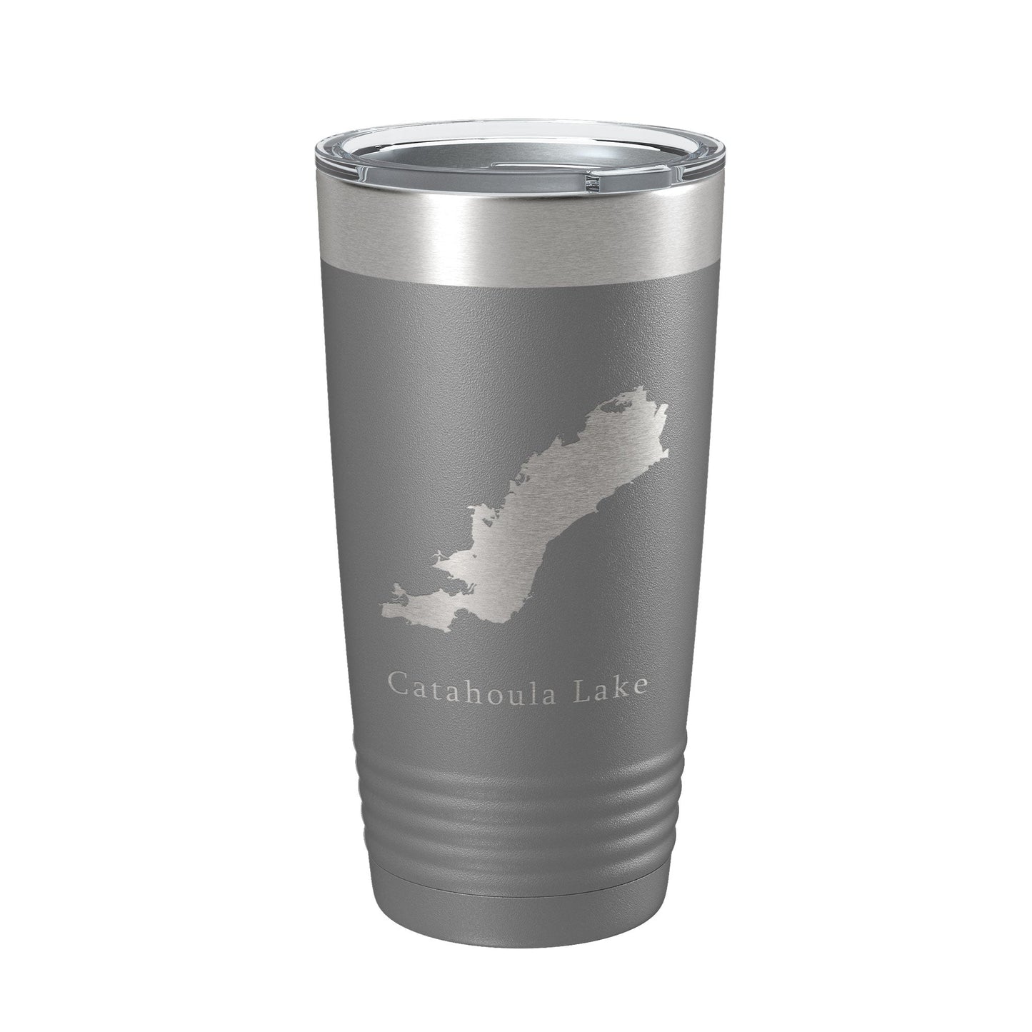 Catahoula Lake Map Tumbler Travel Mug Insulated Laser Engraved Coffee Cup Louisiana 20 oz-16