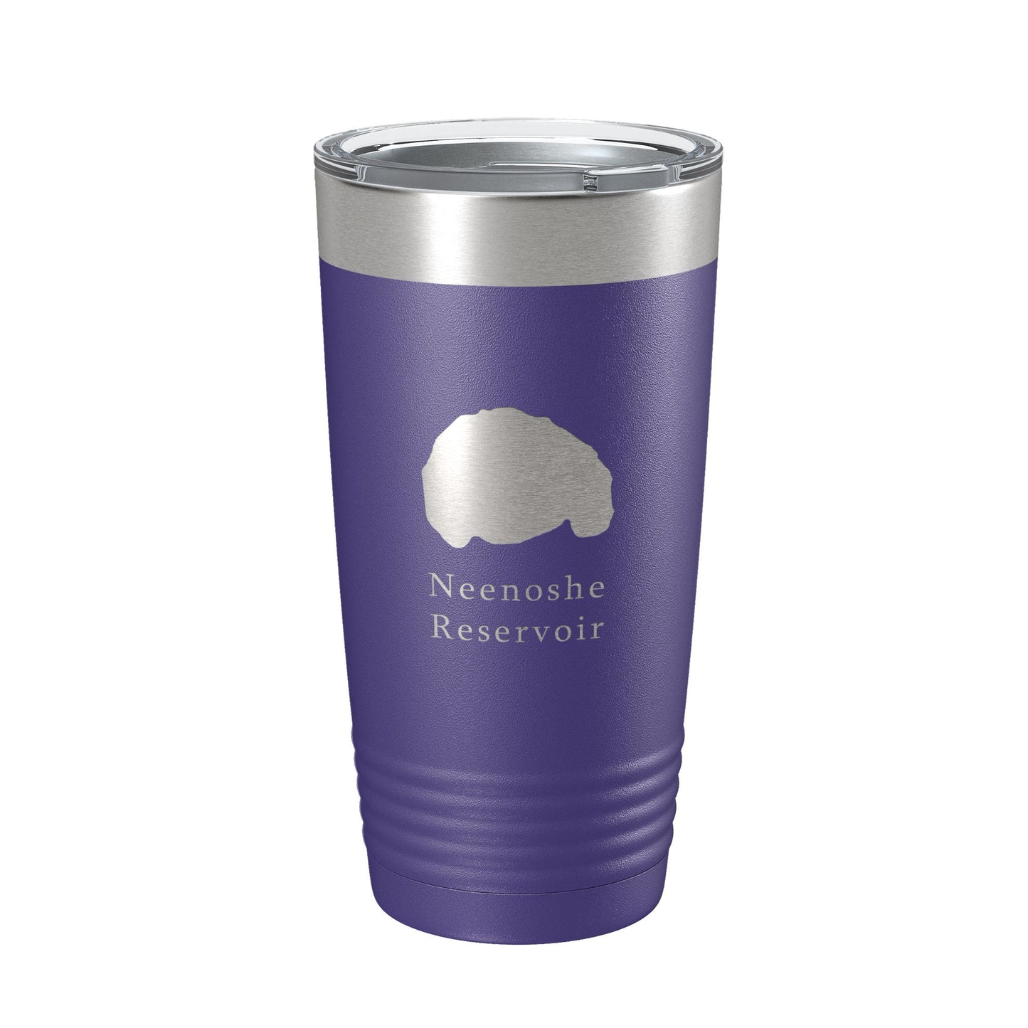 Neenoshe Reservoir Tumbler Lake Map Travel Mug Insulated Laser Engraved Coffee Cup Colorado 20 oz-15