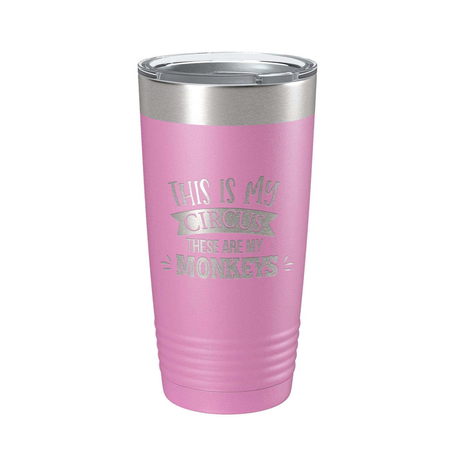This Is My Circus These Are My Monkeys Tumbler Funny Mom Travel Mug Gift Insulated Laser Engraved Coffee Cup Mother's Day 20 oz-14