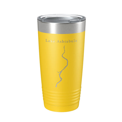 Lake Ashtabula Map Tumbler Travel Mug Insulated Laser Engraved Coffee Cup North Dakota 20 oz-19