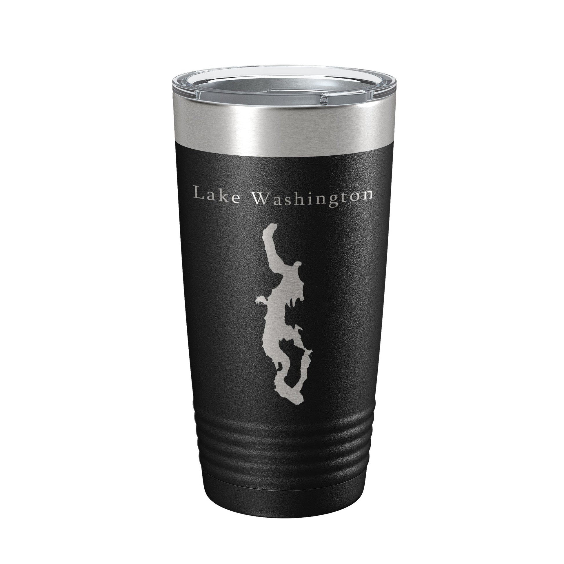 Lake Washington Map Tumbler Travel Mug Insulated Laser Engraved Coffee Cup Seattle Bellevue Washington 20 oz-5