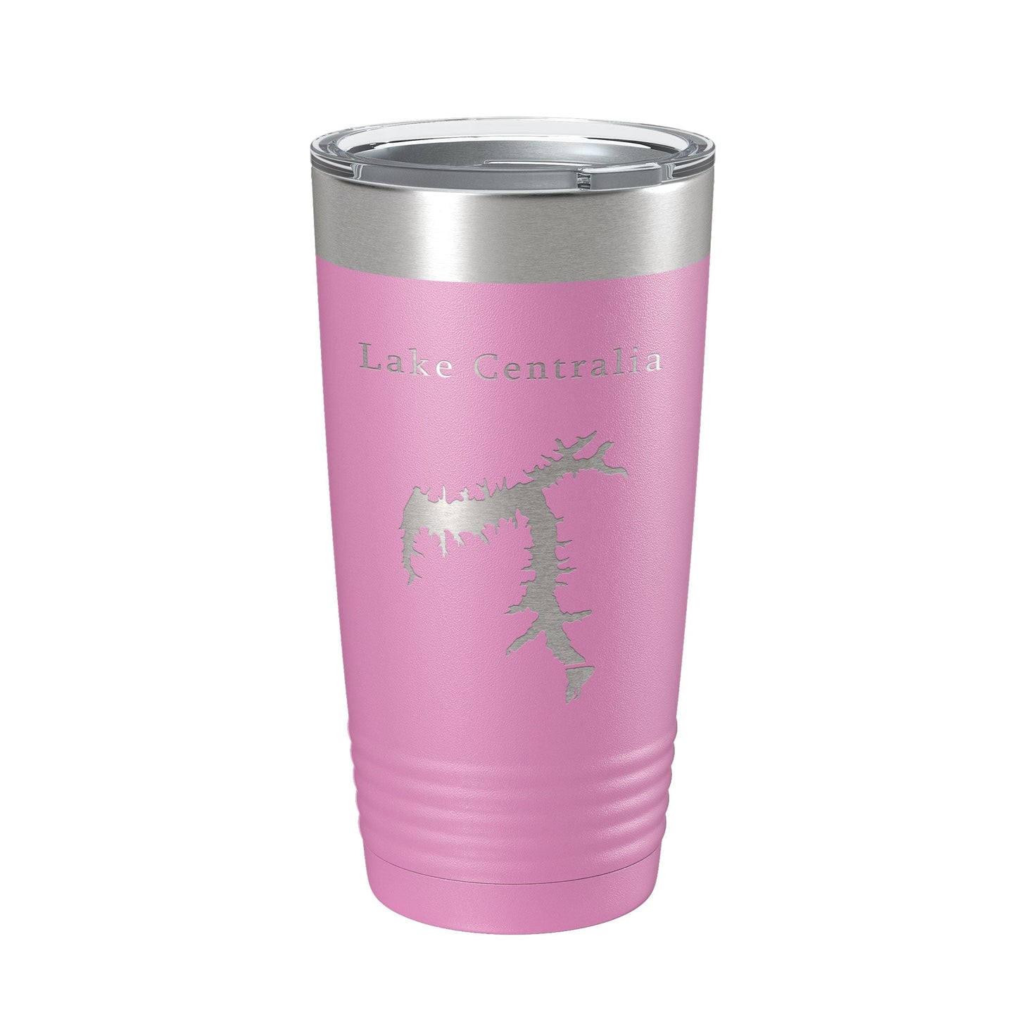 Lake Centralia Map Tumbler Travel Mug Insulated Laser Engraved Coffee Cup Illinois 20 oz-14