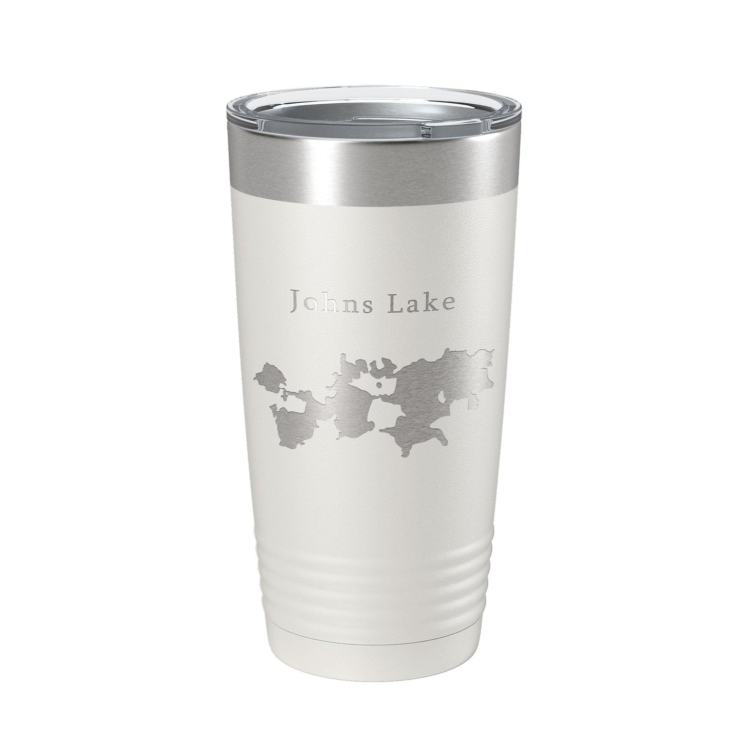 Johns Lake Map Tumbler Travel Mug Insulated Laser Engraved Coffee Cup Florida 20 oz-1