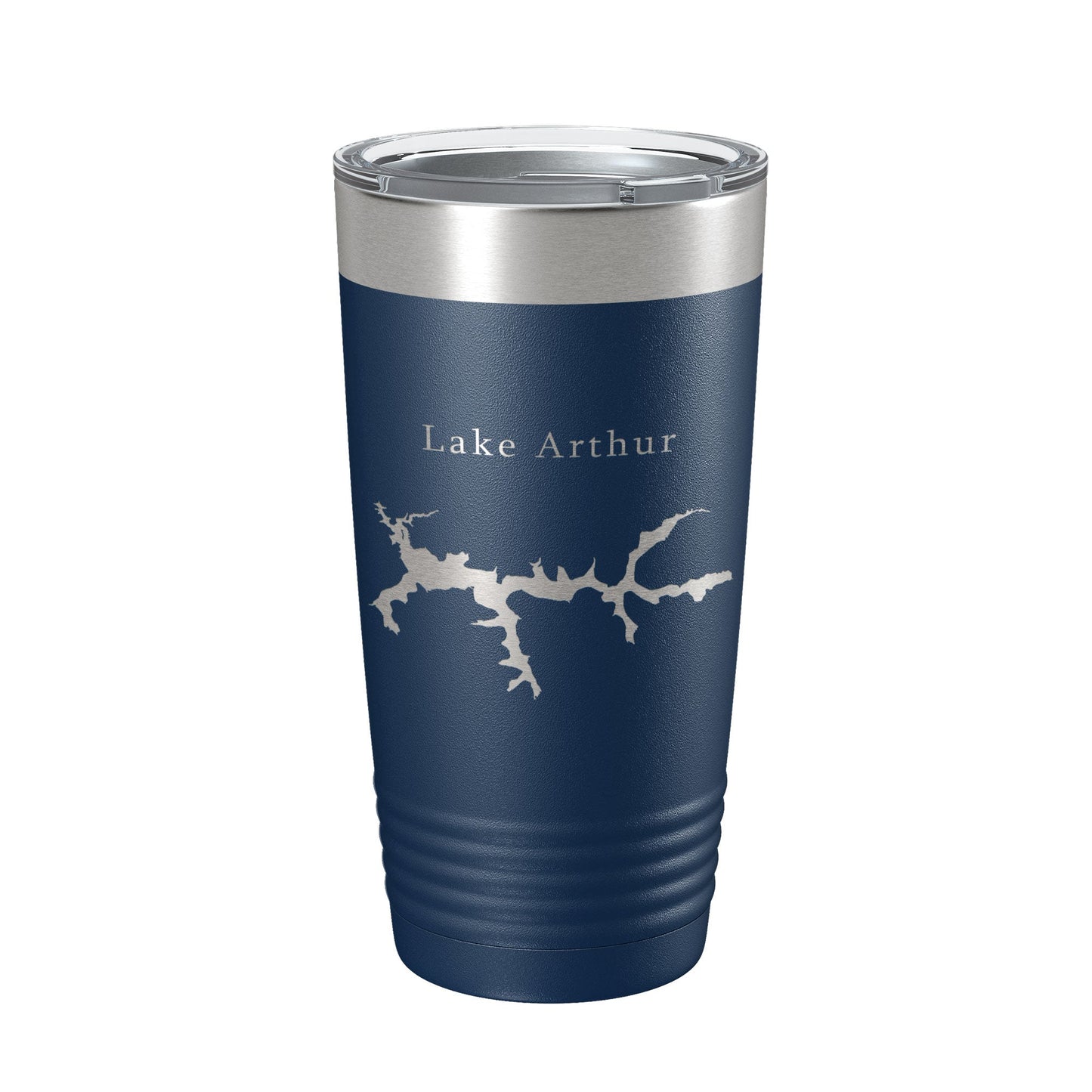 Lake Arthur Map Tumbler Travel Mug Insulated Laser Engraved Coffee Cup Pennsylvania 20 oz-8