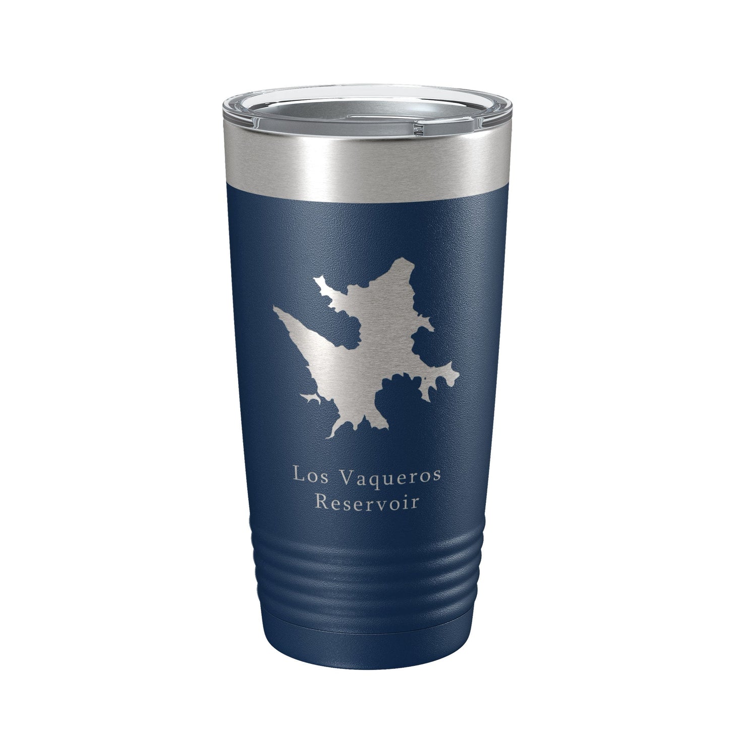 Los Vaqueros Reservoir Tumbler Lake Map Travel Mug Insulated Laser Engraved Coffee Cup California 20 oz-8