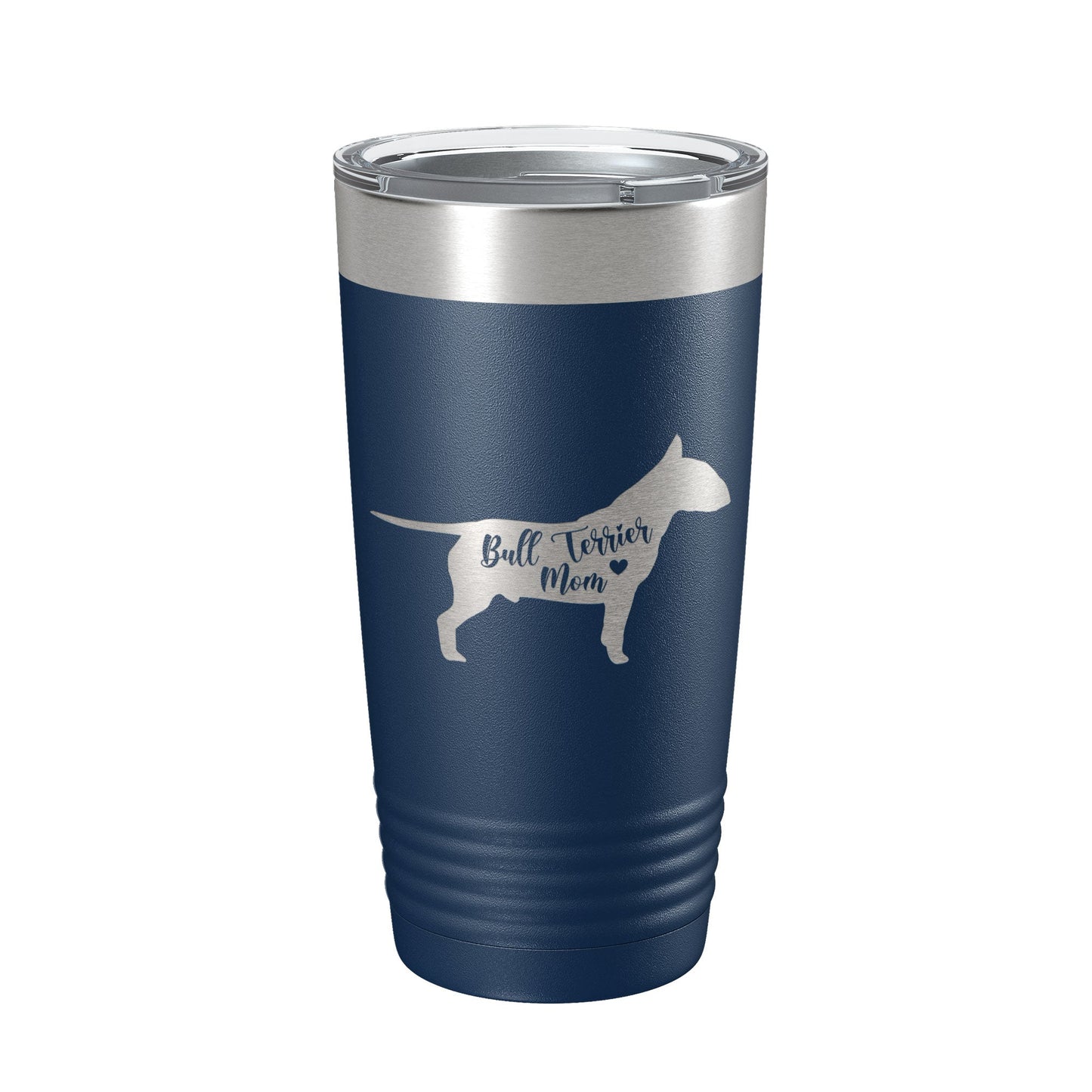 Bull Terrier Mom Tumbler Dog Travel Mug Gift Insulated Laser Engraved Coffee Cup 20 oz-2