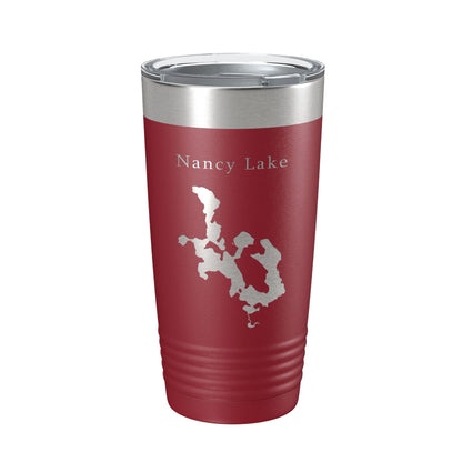 Nancy Lake Map Tumbler Travel Mug Insulated Laser Engraved Coffee Cup Alaska 20 oz-18