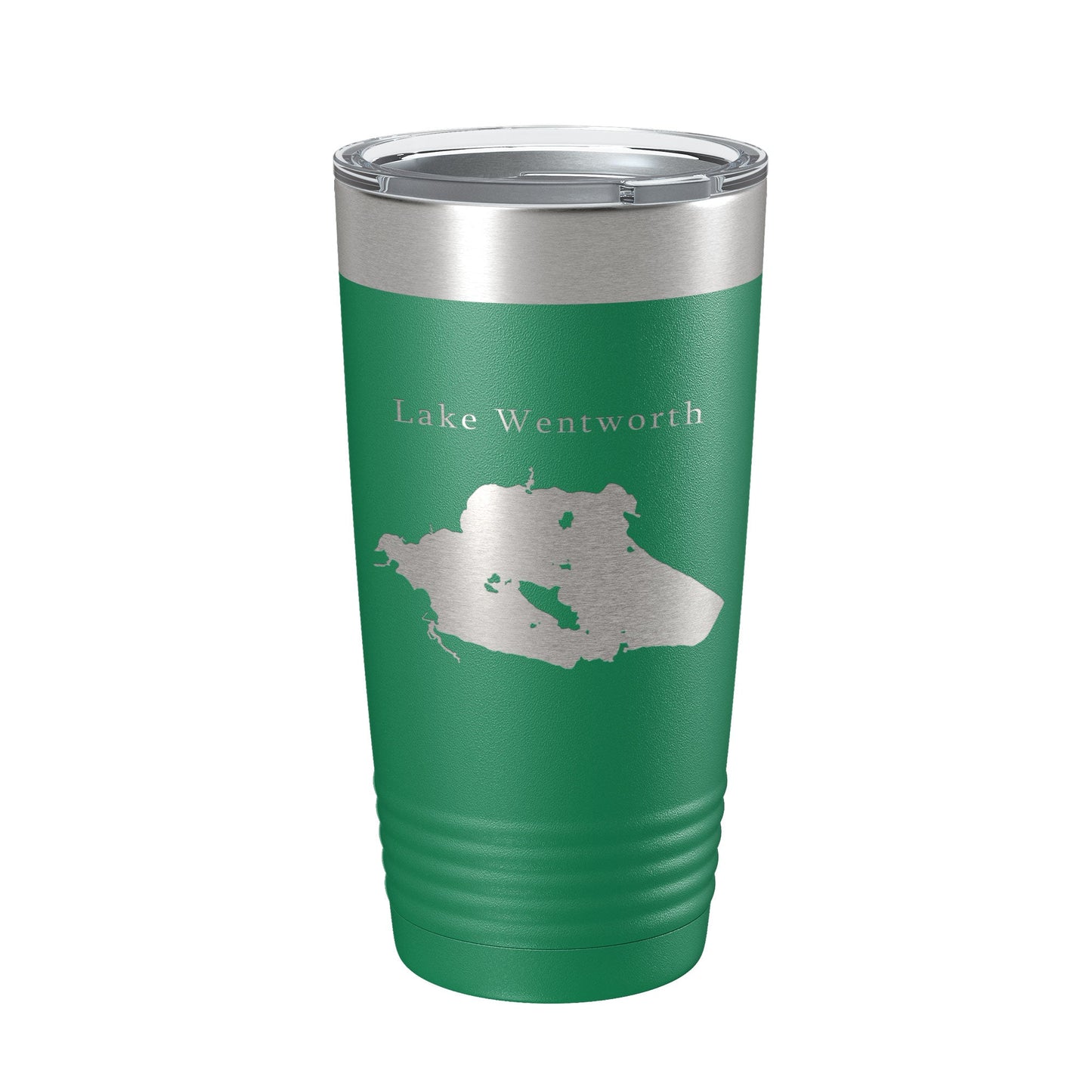 Lake Wentworth Map Tumbler Travel Mug Insulated Laser Engraved Coffee Cup New Hampshire 20 oz-9