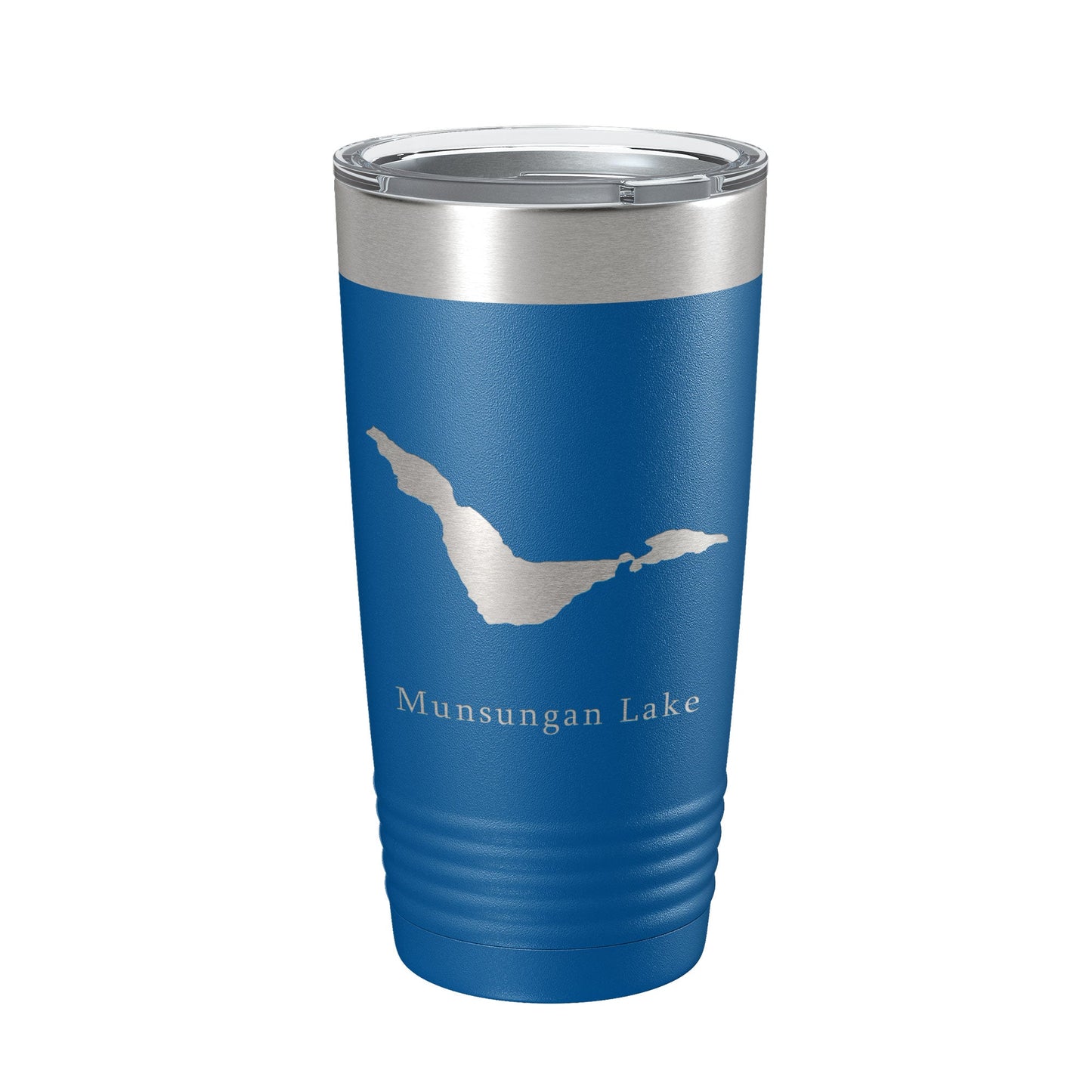 Munsungan Lake Map Tumbler Travel Mug Insulated Laser Engraved Coffee Cup Maine 20 oz-6