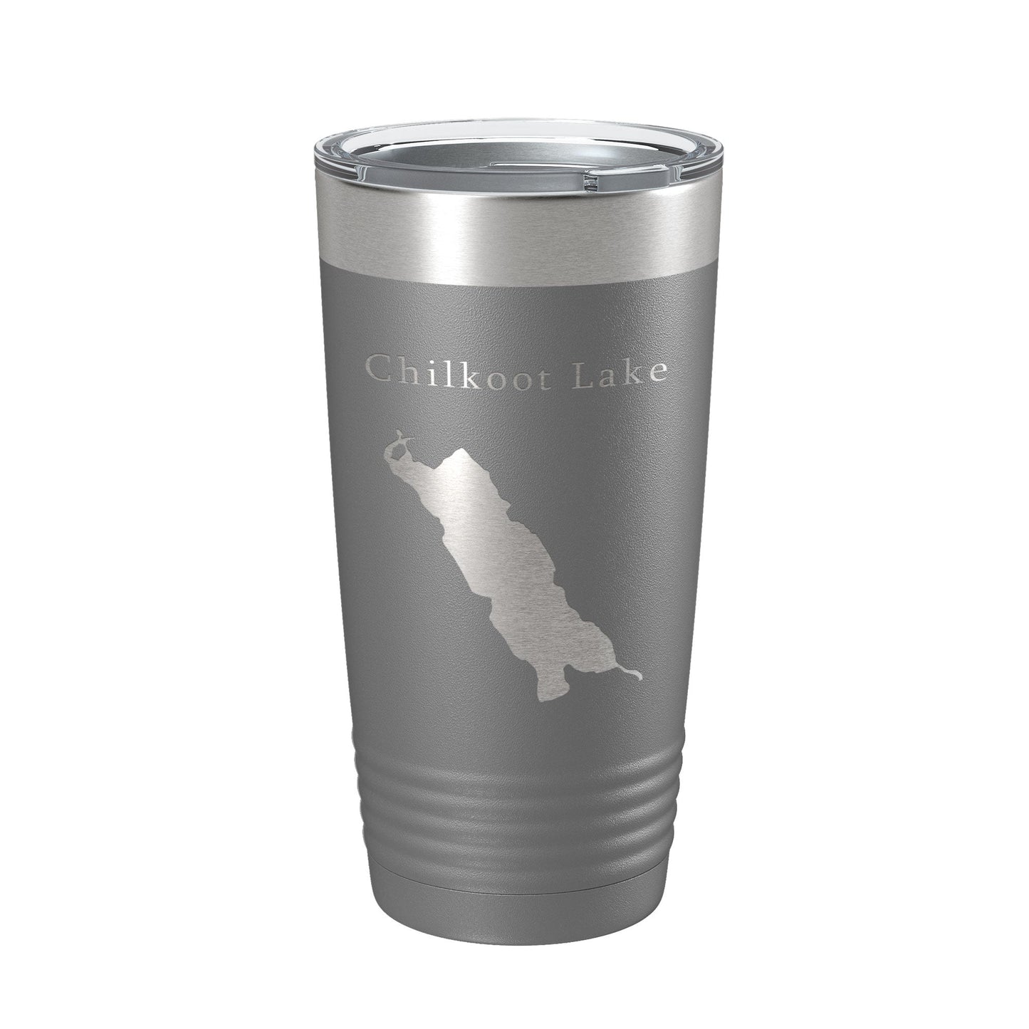 Chilkoot Lake Map Tumbler Travel Mug Insulated Laser Engraved Coffee Cup Alaska 20 oz-16