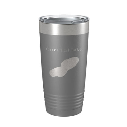 Otter Tail Lake Map Tumbler Travel Mug Insulated Laser Engraved Coffee Cup Minnesota 20 oz-16