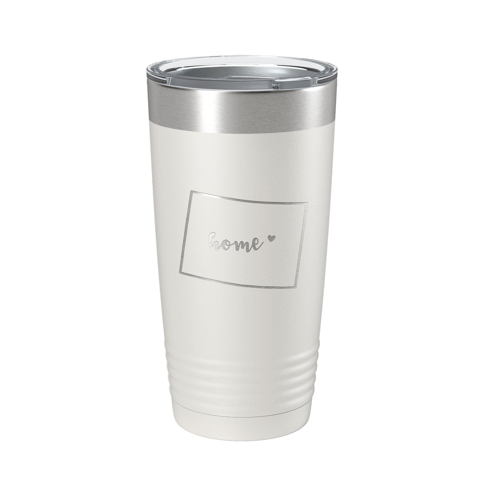 Wyoming Tumbler Home State Travel Mug Insulated Laser Engraved Map Coffee Cup 20 oz-1