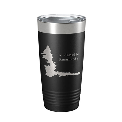 Jordanelle Reservoir Tumbler Lake Map Travel Mug Insulated Laser Engraved Coffee Cup Utah 20 oz-5
