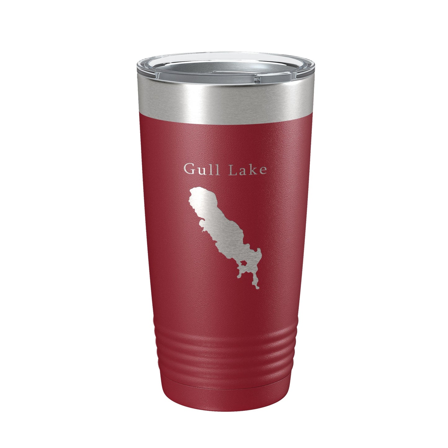 Gull Lake Map Tumbler Travel Mug Insulated Laser Engraved Coffee Cup Michigan 20 oz-18