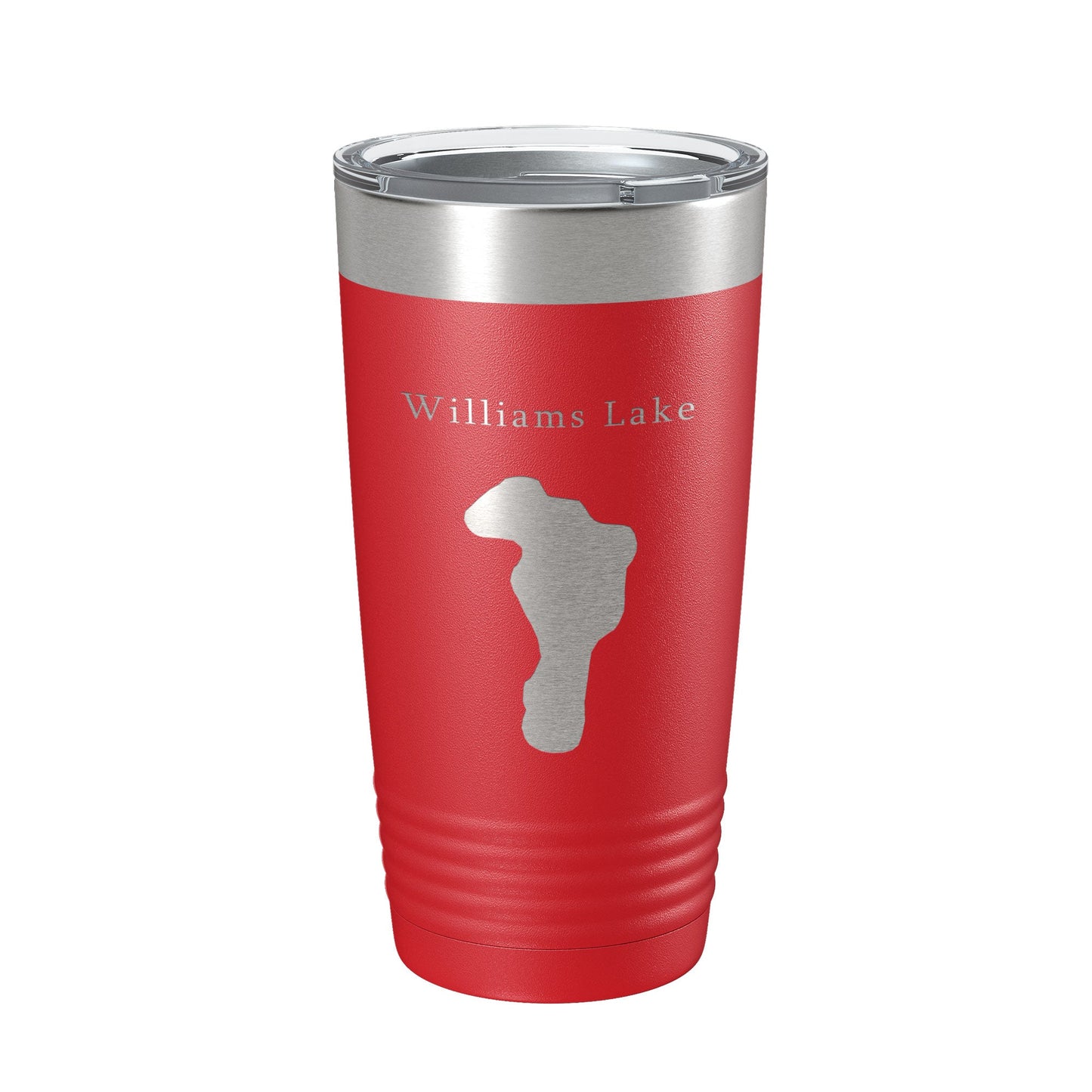 Williams Lake Map Tumbler Travel Mug Insulated Laser Engraved Coffee Cup New Mexico 20 oz-10