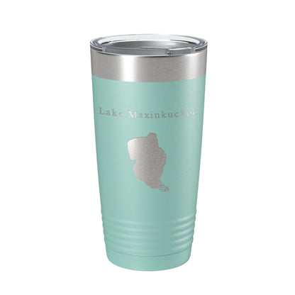 Lake Maxinkuckee Map Tumbler Travel Mug Insulated Laser Engraved Coffee Cup Indiana 20 oz-12