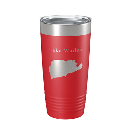 Lake Wailes Wales Map Tumbler Travel Mug Insulated Laser Engraved Coffee Cup Florida 20 oz-10