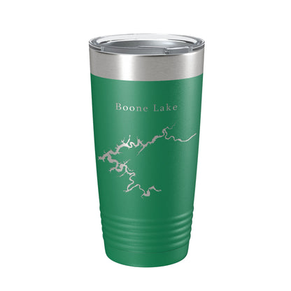 Boone Lake Map Tumbler Travel Mug Insulated Laser Engraved Coffee Cup Tennessee 20 oz-9