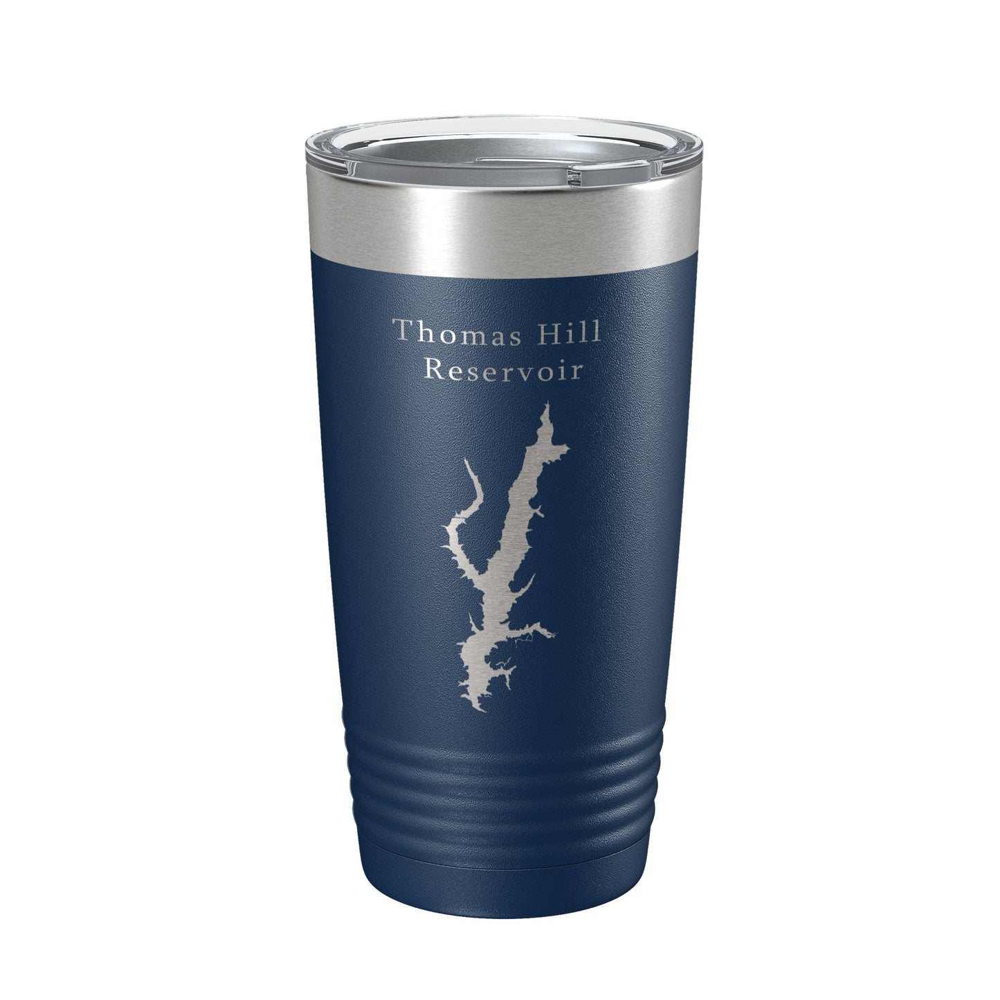 Thomas Hill Reservoir Tumbler Lake Map Travel Mug Insulated Laser Engraved Coffee Cup Missouri 20 oz-8