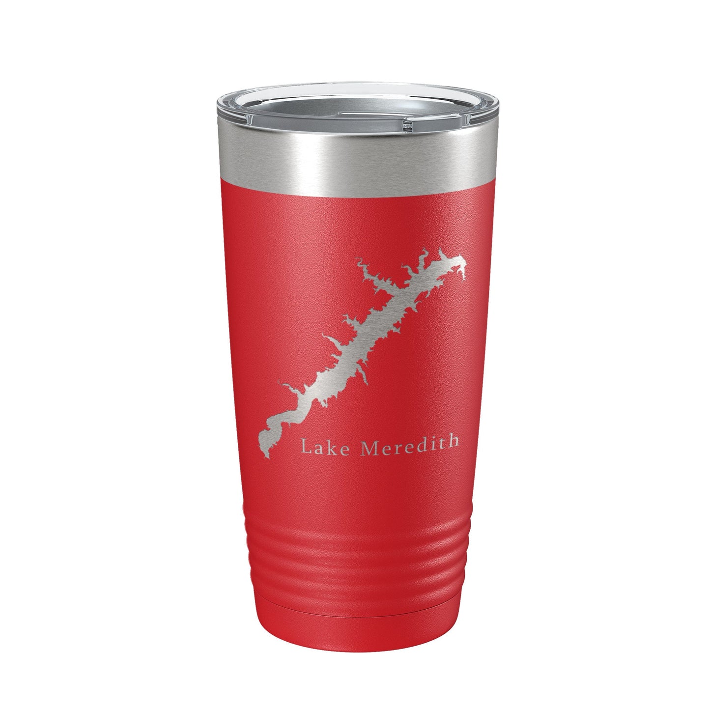 Lake Meredith Map Tumbler Travel Mug Insulated Laser Engraved Coffee Cup Texas 20 oz-10