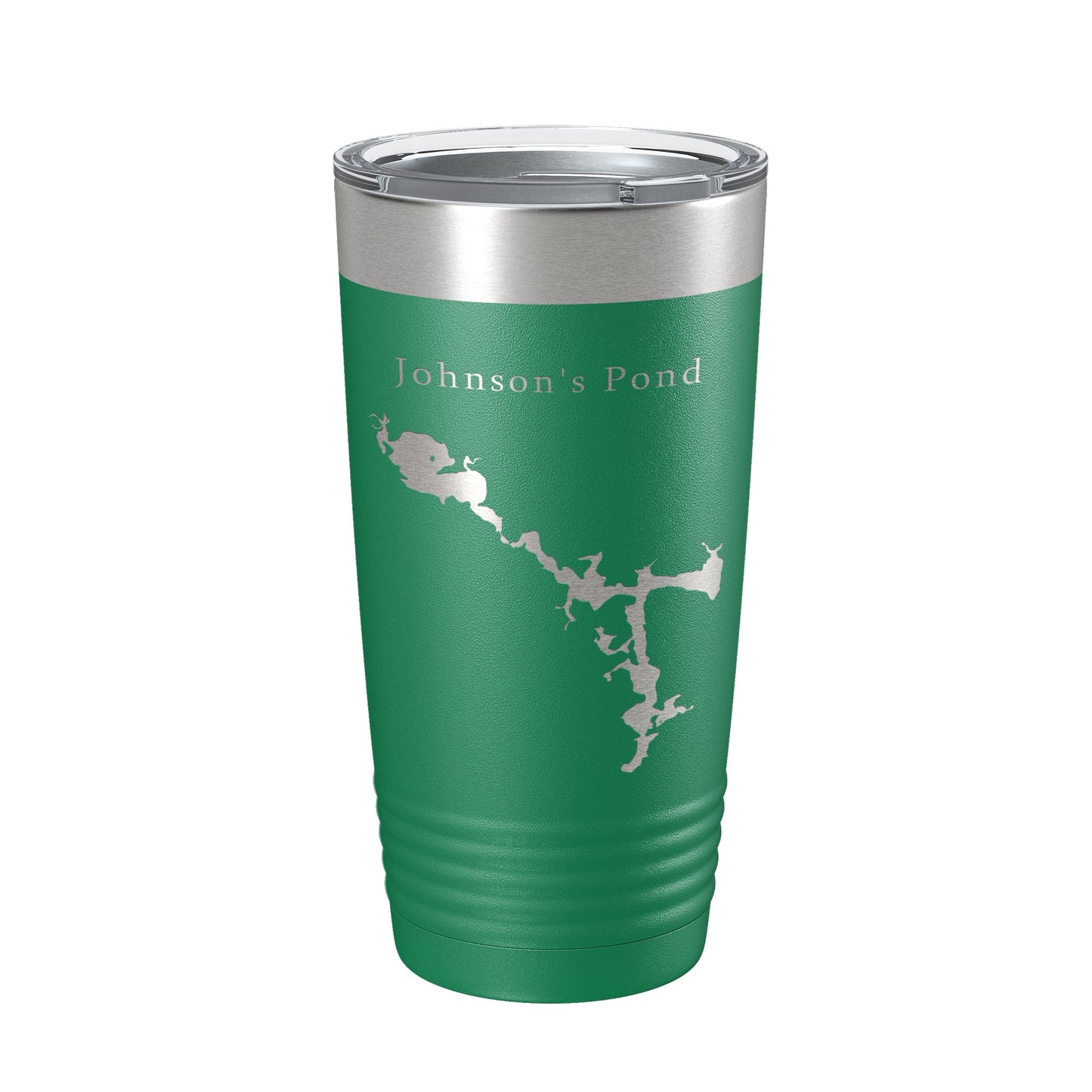 Johnson's Pond Tumbler Lake Map Travel Mug Insulated Laser Engraved Coffee Cup Rhode Island 20 oz-9