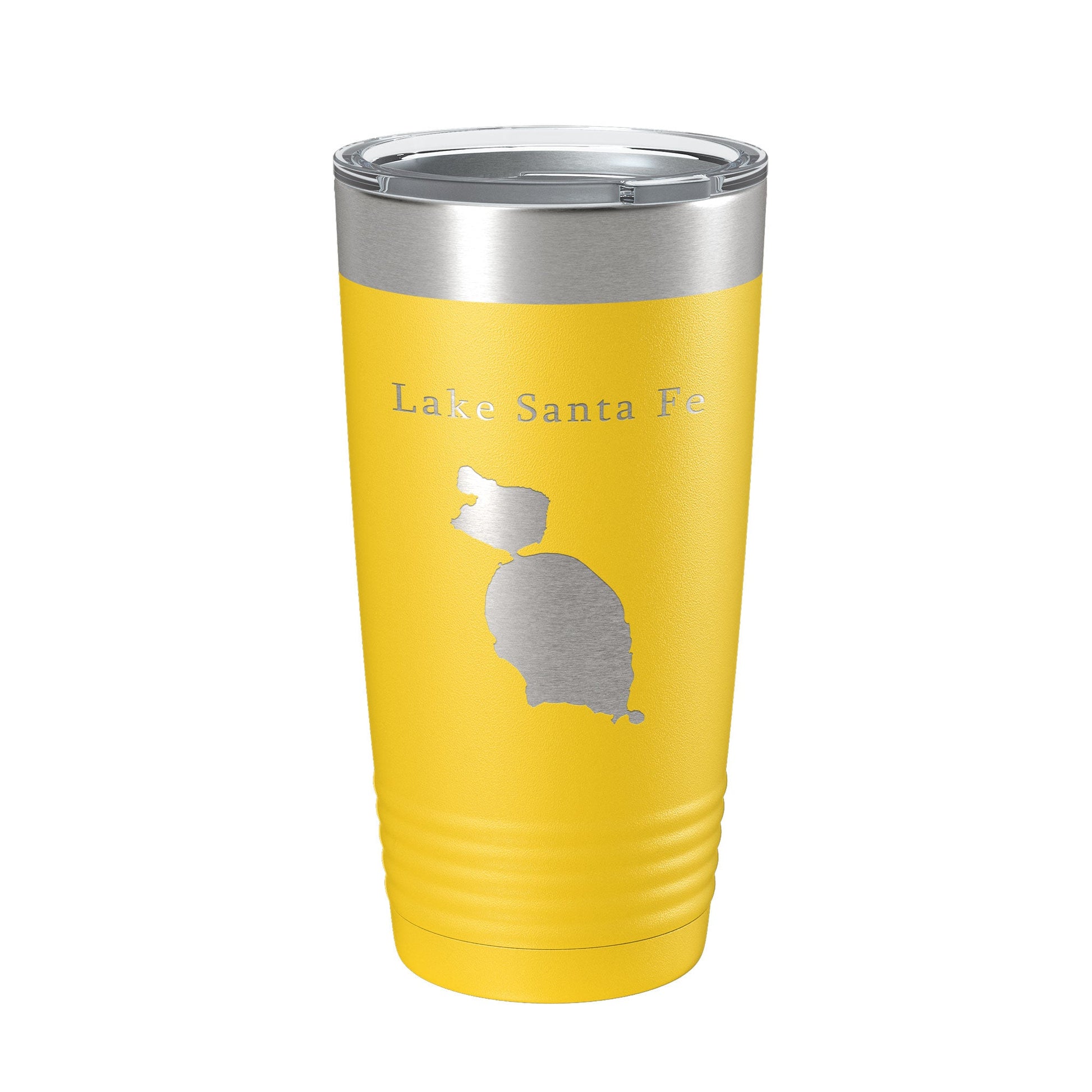 Lake Santa Fe Map Tumbler Travel Mug Insulated Laser Engraved Coffee Cup Florida 20 oz-4