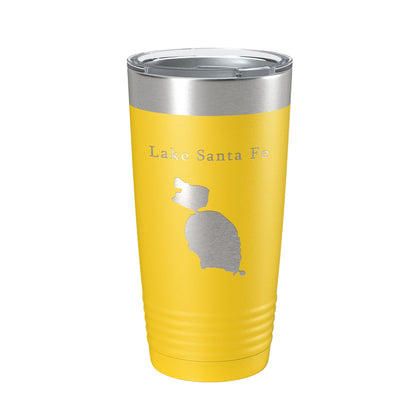 Lake Santa Fe Map Tumbler Travel Mug Insulated Laser Engraved Coffee Cup Florida 20 oz-4